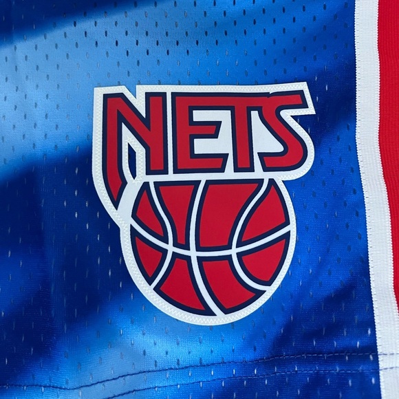 NBA New Jersey Nets Mitchell and Ness Swingman Shorts - Picture 4 of 6